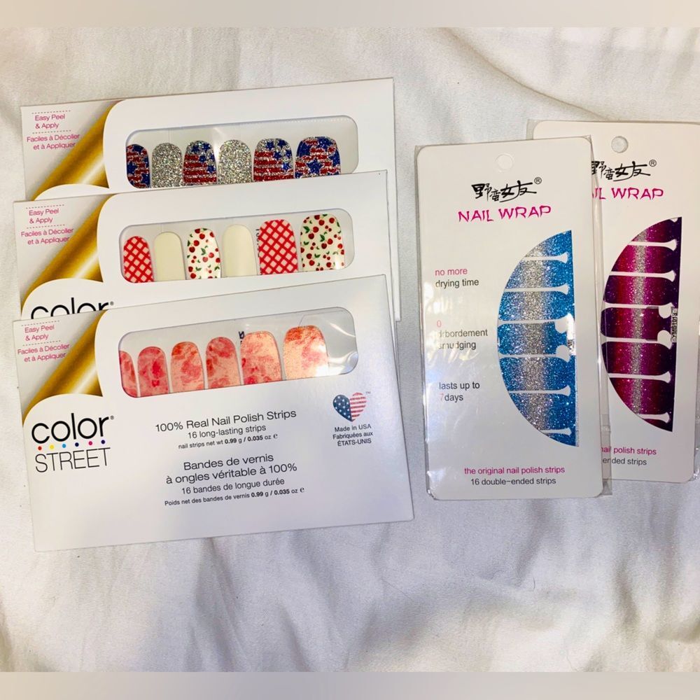 NAIL WRAP set of 2. New Color Street nail strips 3 sets.